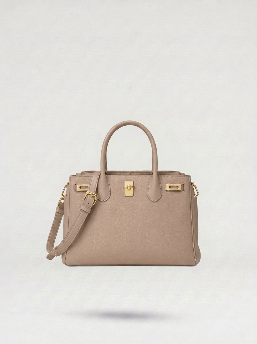 Medium Structured Lock Bag