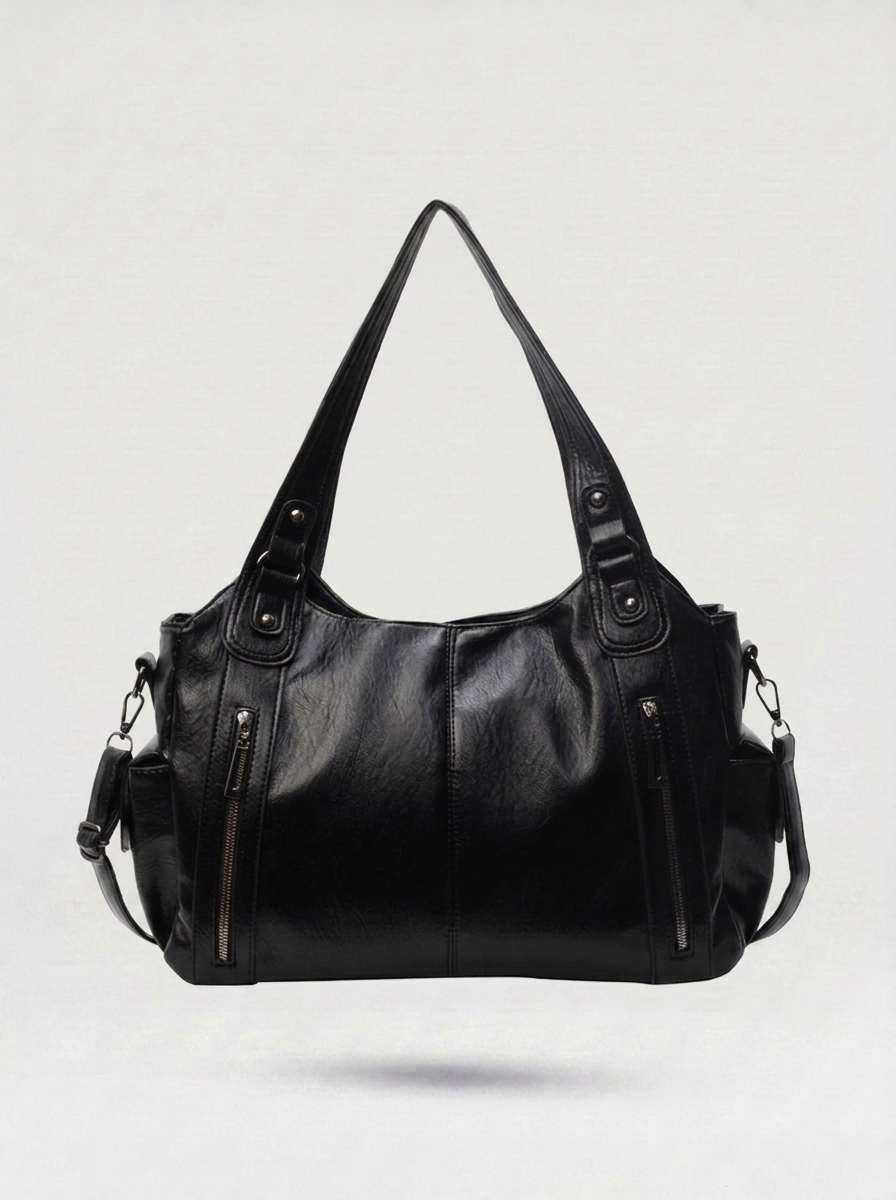 Medium Zip Shoulder Bag