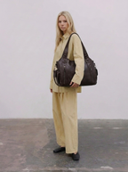 Medium Zip Shoulder Bag