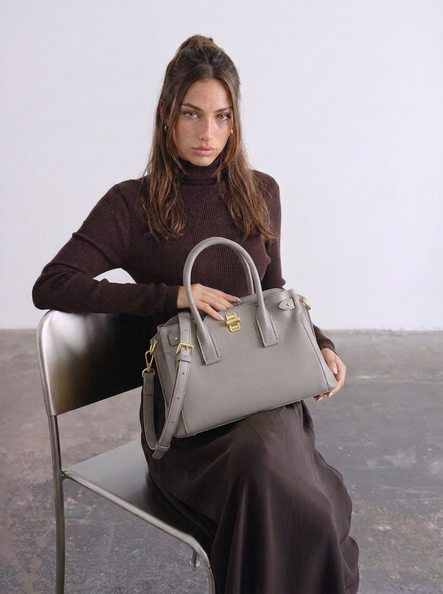 Medium Top Handle Bag – Structured Everyday Handbag