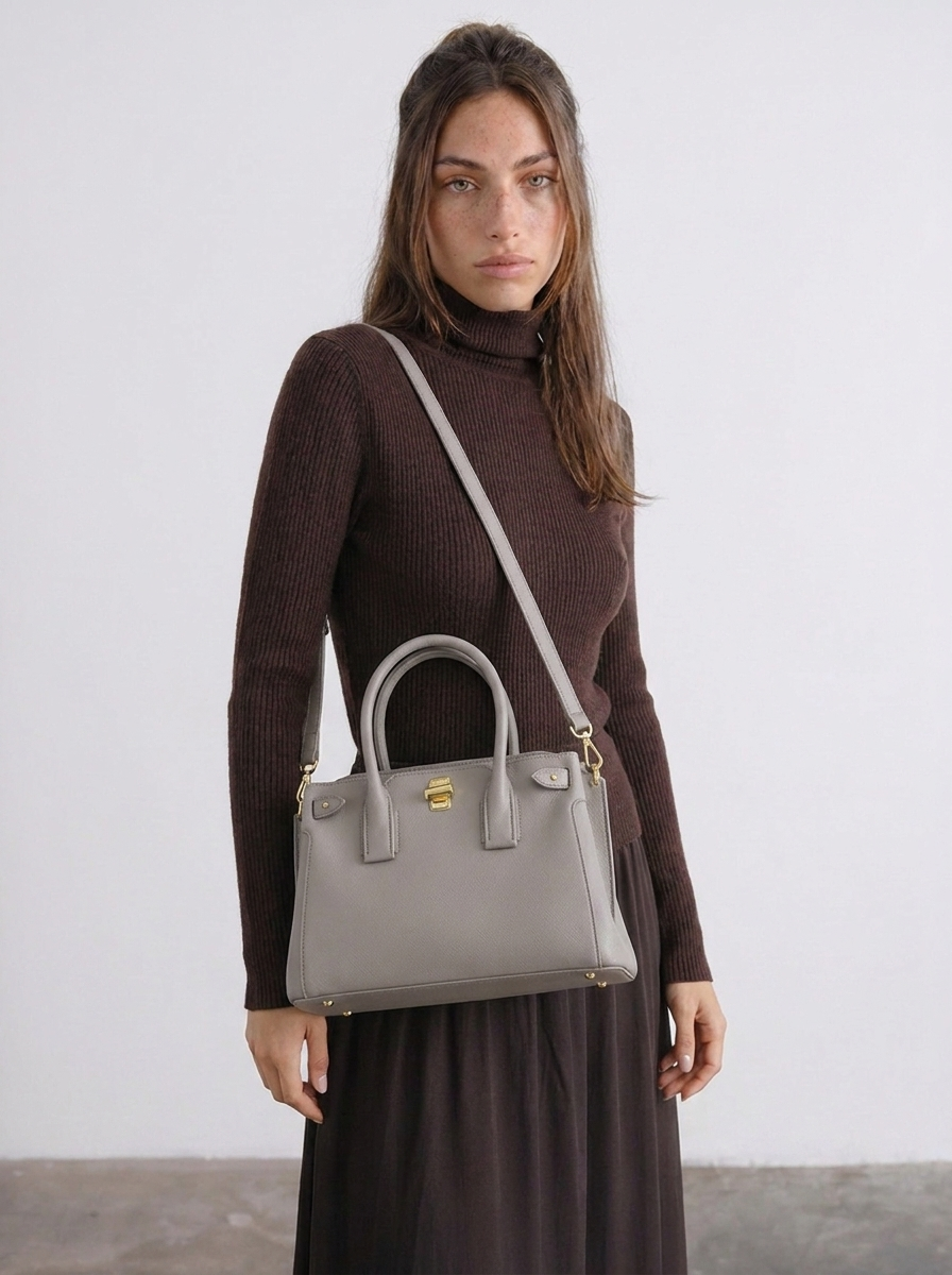 Medium Top Handle Bag – Structured Everyday Handbag