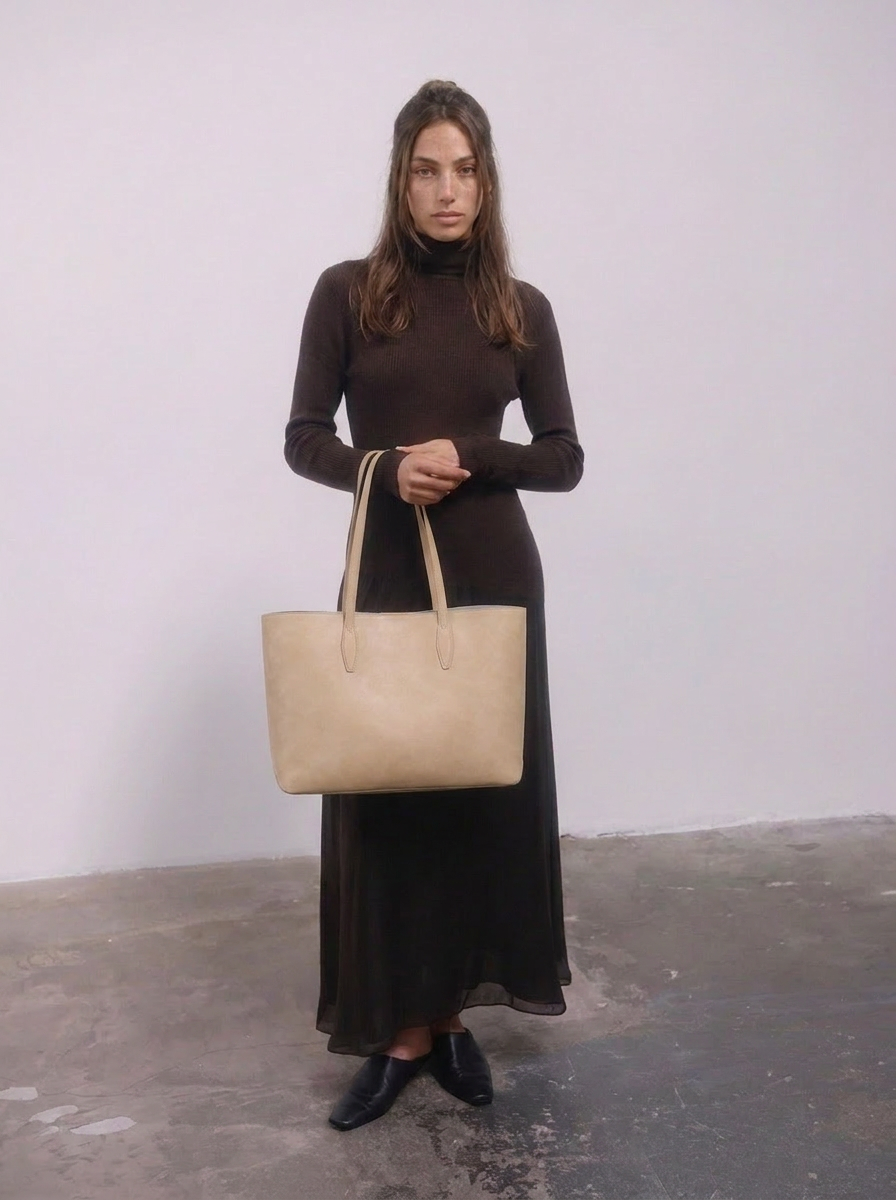 Large Minimalist Tote Bag