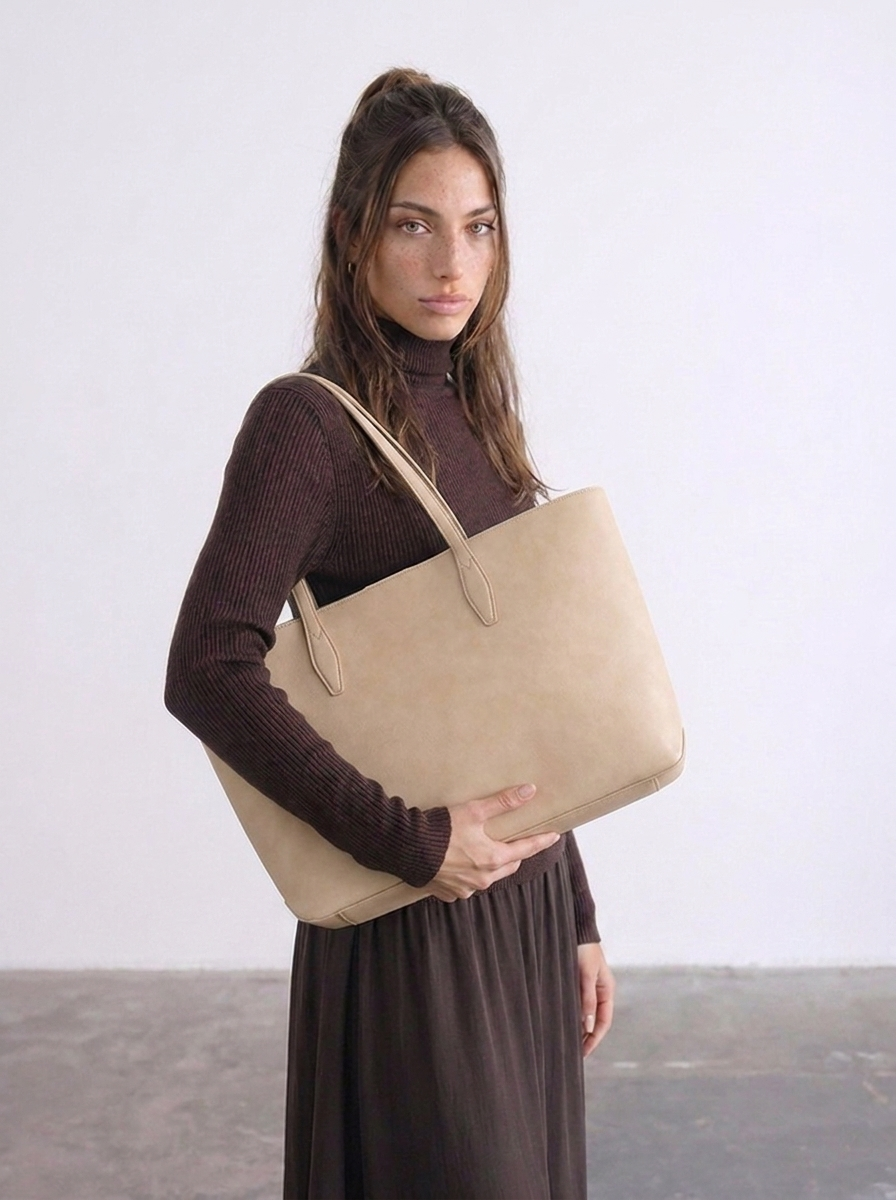 Large Minimalist Tote Bag