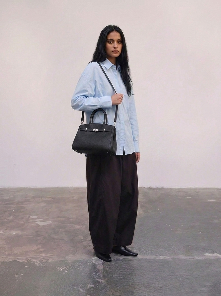 Ava Structured Top Handle Bag