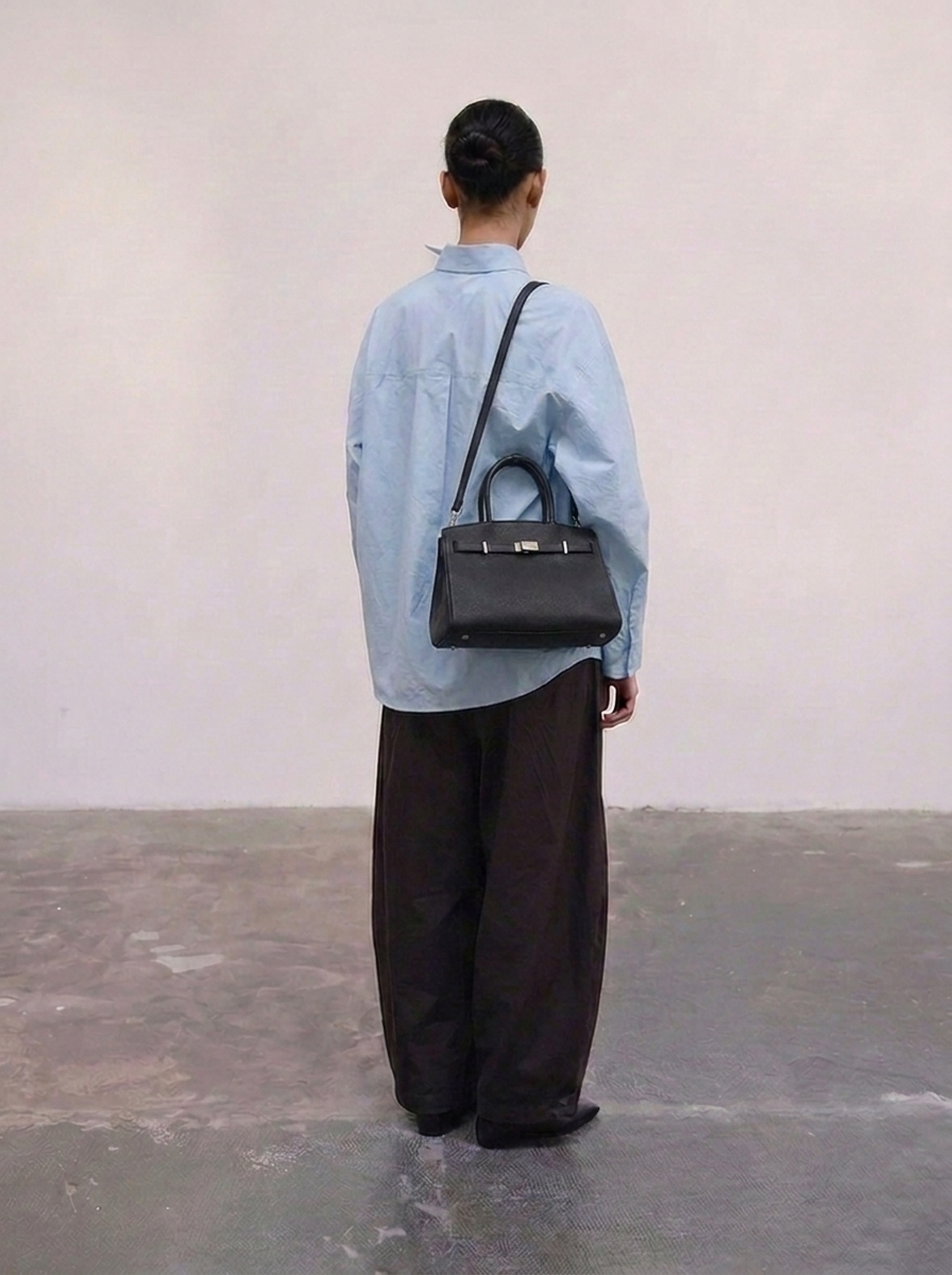 Ava Structured Top Handle Bag