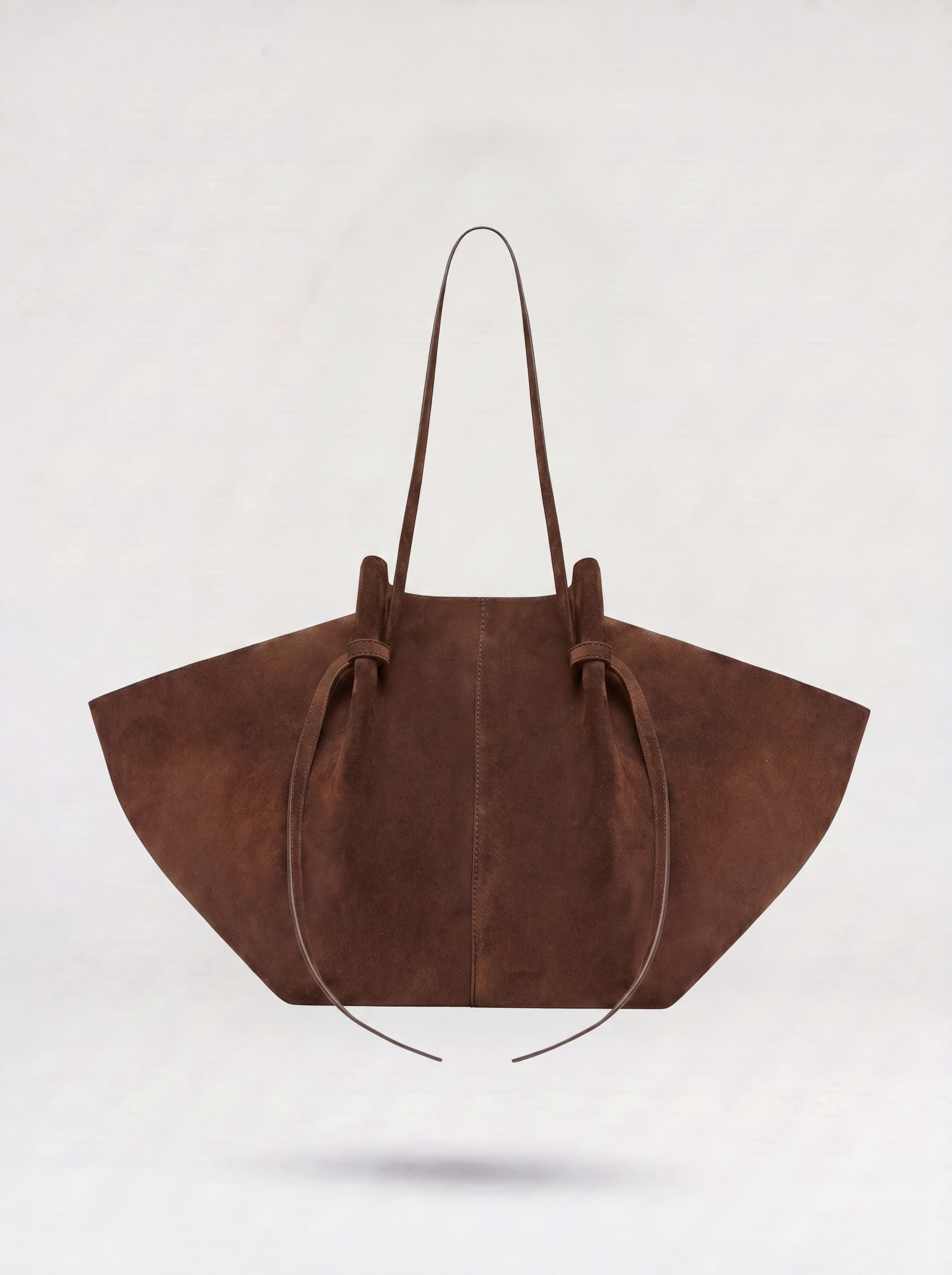 Raya Suede Knotted Tote Bag