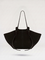 Raya Suede Knotted Tote Bag