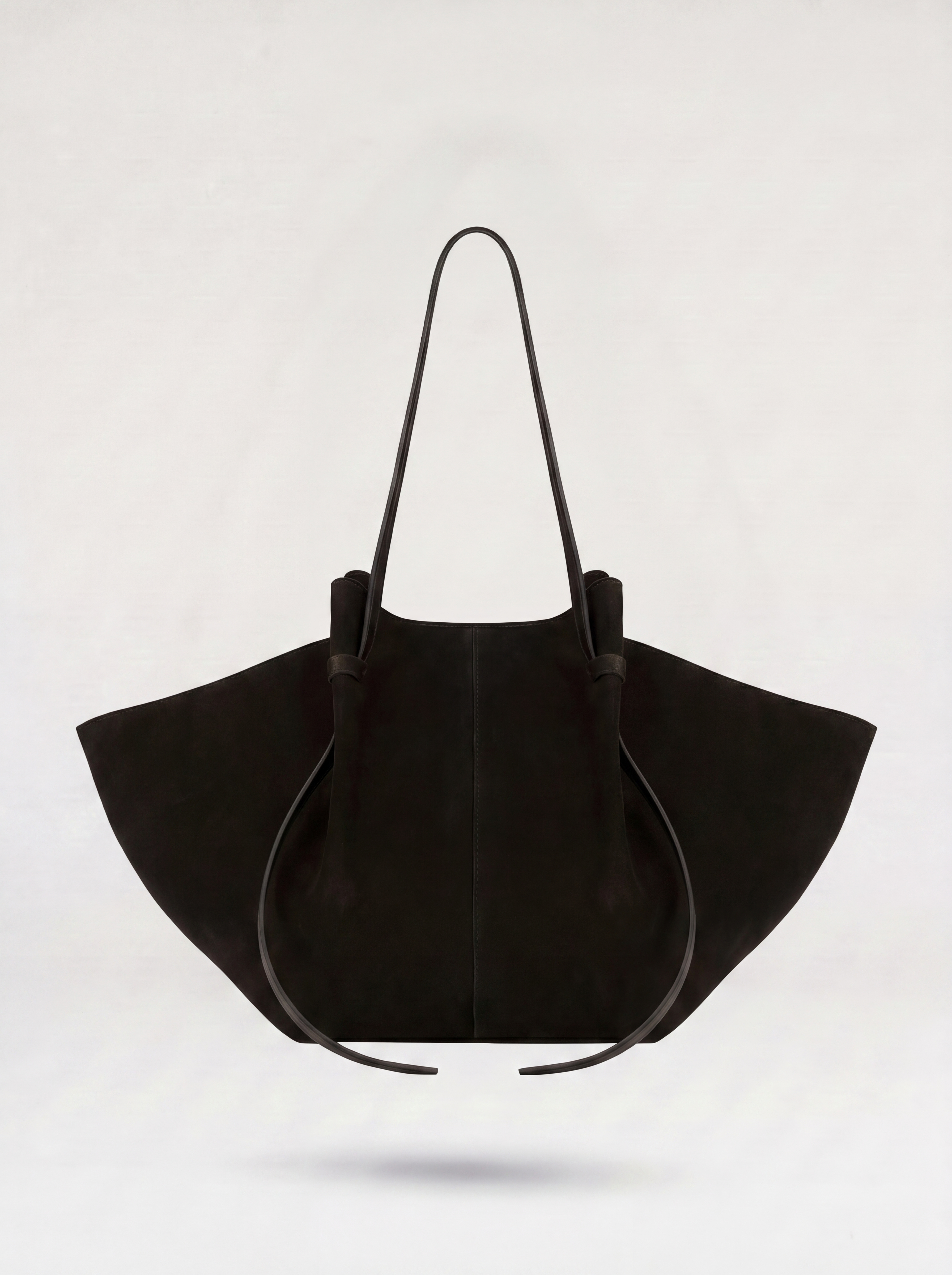 Raya Suede Knotted Tote Bag