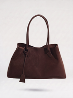 Lea Suede Knot Tote Bag