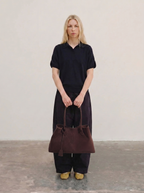 Lea Suede Knot Tote Bag