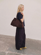 Lea Suede Knot Tote Bag